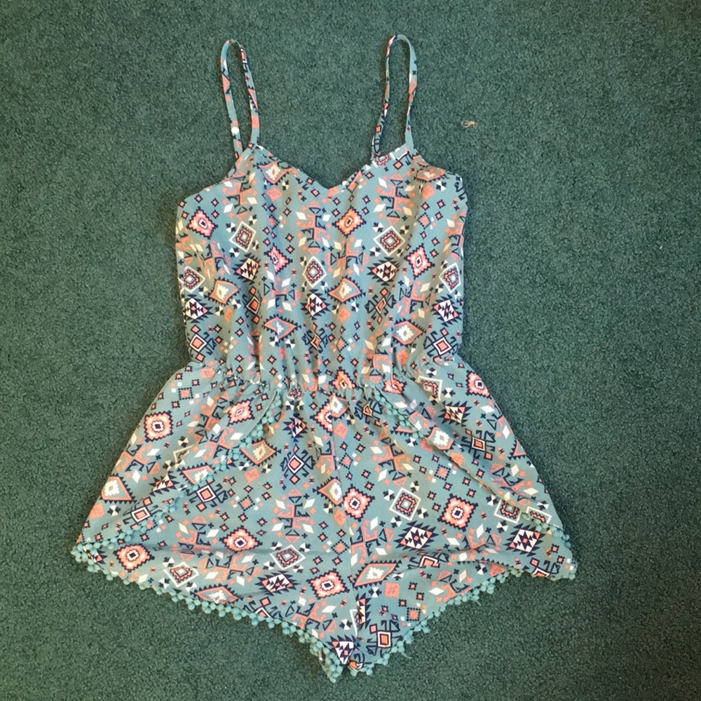 Xhileration spaghetti strap romper